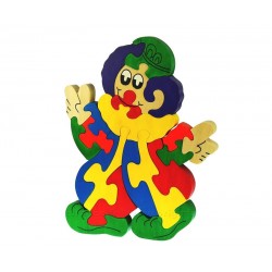 Puzzle Vertical Grand Clown - 21 Pièces - JBois