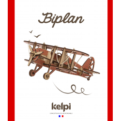 Maquette Avion biplan en...