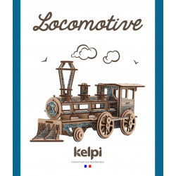 Maquette Locomotive en bois...