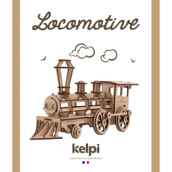 Maquette Locomotive en bois - Kelpi