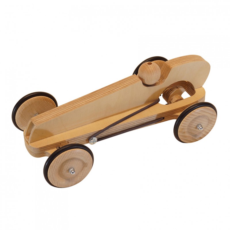 Voiture de course en bois vintage wooden 1960 (D'occasion) à Ursy pour
