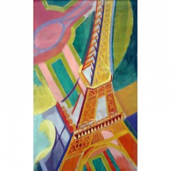 Puzzle 100 pièces "Tour Eiffel Delaunay" - Découpé à la Main - Puzzle Michèle Wilson