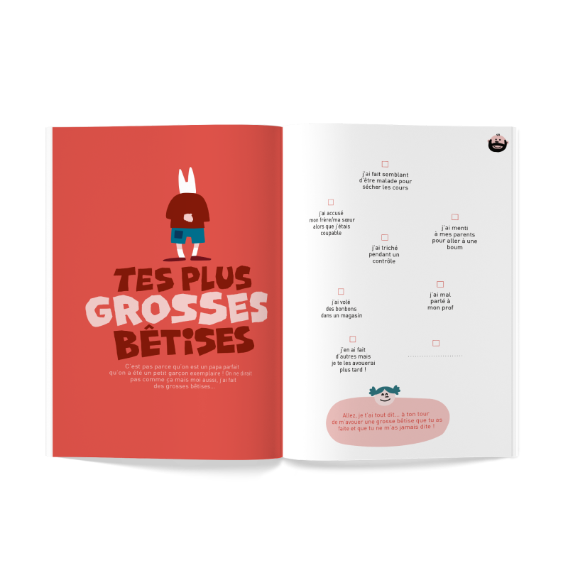 Tel père, telle fille Livre à remplir à 2 Minus Editions