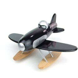 Hydravion bois laqué noir - Vilac