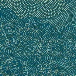 Papier origami bleu et or