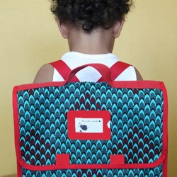 Cartable en bouteilles recyclées "Wax affiche ton style" - Mon Petit Cartable