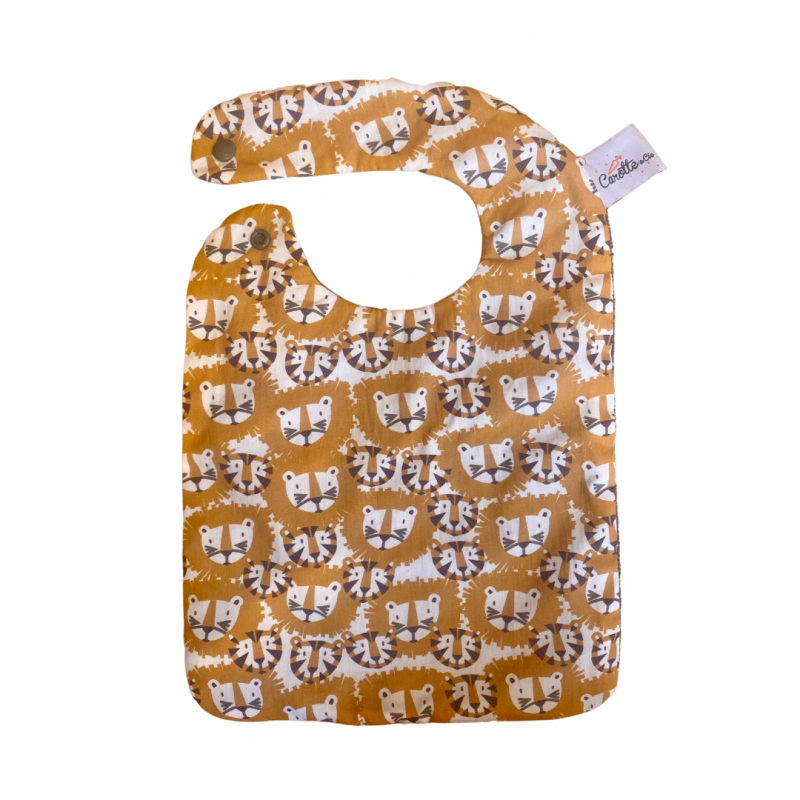 Bavoir tigres en coton bio - Carotte et Cie Bavoir tigres en coton bio - Carotte et Cie