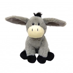 Peluche-bouillotte aux grains de blé et lavande - Ane - L'artisan du bien-être