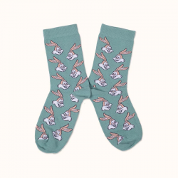 Chaussettes RATP "Serge le lapin" - Vert - Label Chaussette