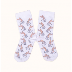 Chaussettes RATP "Serge le lapin" - Blanc - Label Chaussette