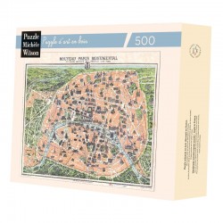 Puzzle Michèle Wilson 500 pièces - Plan de Paris monumental- Découpé à la Main