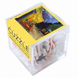 Mini-Puzzle "Cuzzle" 30 Pièces "Le café" - Van Gogh - Découpé à la Main - Michèle Wilson