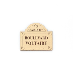 Magnet en cuir - Plaque de...