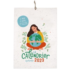 Calendrier 2023 à planter - "Planète" - Page de couverture (à planter)