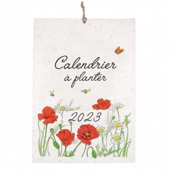 Calendrier 2023 à planter - "Fleurs" - Couverture