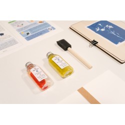 Kit Cyanotype complet - les liquides et le "pinceau mousse"