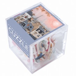 Mini-Puzzle 30 Pièces "Ciel rose en hiver" - Découpé à la Main