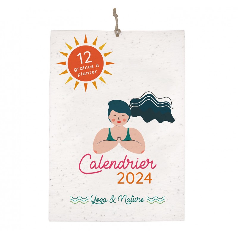 Calendrier 2024 à planter - Yoga