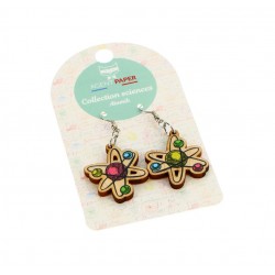 Boucles d'oreilles "Atomik" - Agent Paper