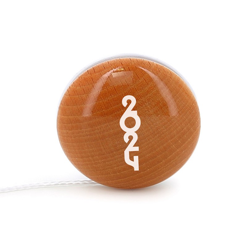 Lot De 2 Yoyos En Bois Phryge – JO Paris 2024 – 5,5 Cm – Fabriqué En France