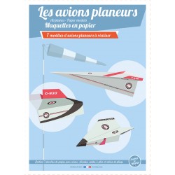 Maquettes en Papier - Les Avions Planeurs - Le recto de la pochette